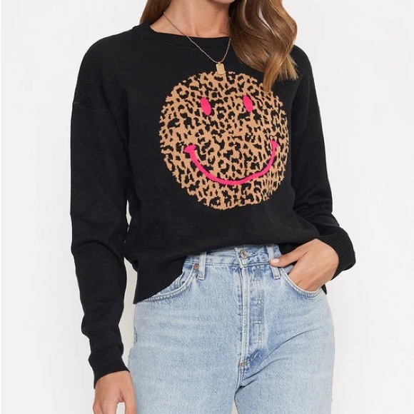 Dressed in LALA Sweaters Dee Elly Dressed In Lala Smiley Face